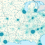 Using WebGL as an Interactive Visualization Medium: Our Experience Developing SplatterJs